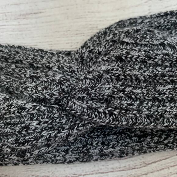 Time and Tru Gray Knit Headband Ear Warmer Winter Twisted Bow One Size - Picture 4 of 10